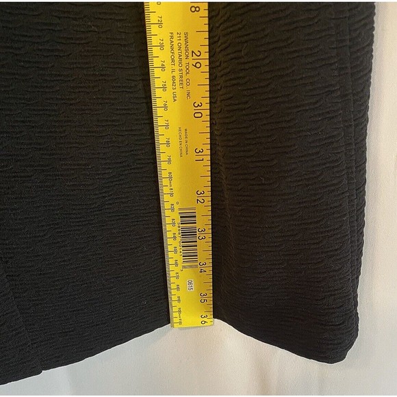 Just... Taylor Women‎ Black Casual Dress 8 Zipper Back Packable No Wrinkles - Picture 3 of 7